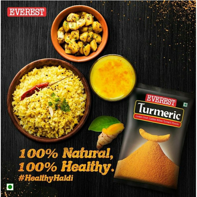 

Everest Turmeric Powder / Kunyit Bubuk India / Haldi