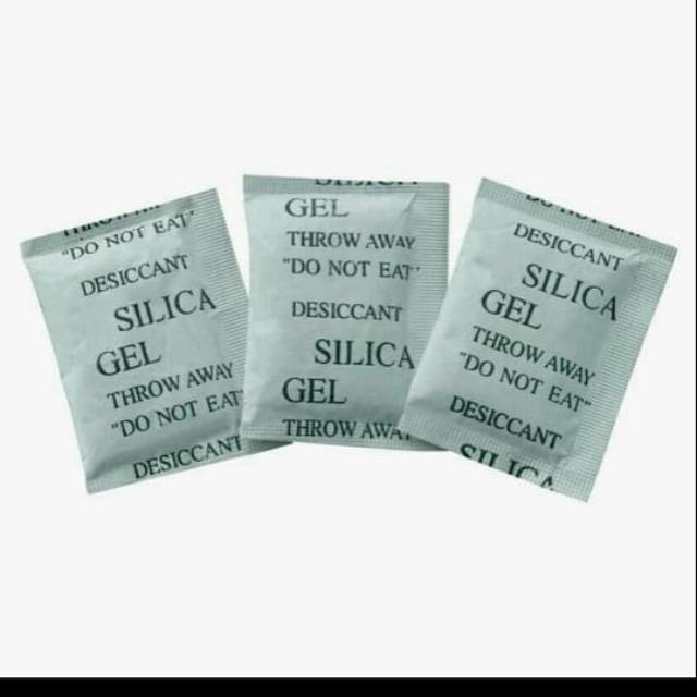 Silica Gel NATURAL 1gr pengawet anti jamur paling ampuh harga utk 5pcs