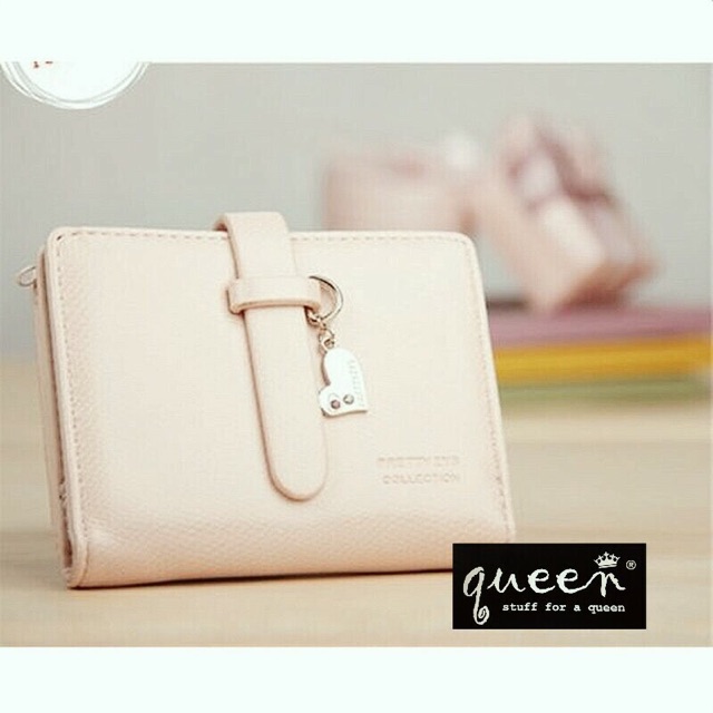 Dompet mini / dompet murah / dompet lipat / dompet wanita Wallet Mini Dompet Lipat Love Dompet Koin