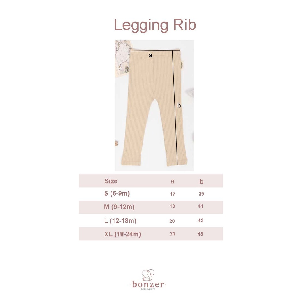 PROMO 7.7 PROMO BAJU LEBARAN MURAH BONZER BABY LEGGING RIB LEGGIN REEB ANAK LEGGING BAYI PREMIUM 6-24 BULAN