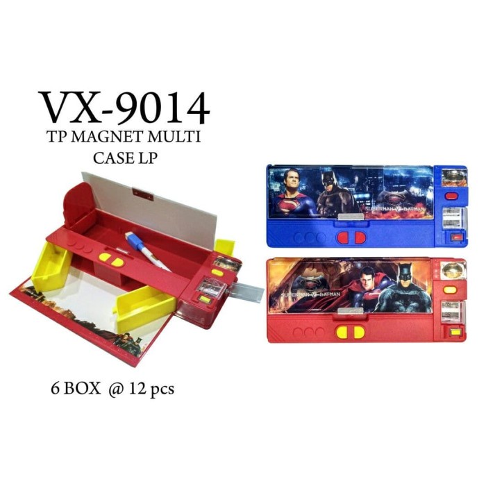 

Tempat Pensil Magnet Superhero Avengers, Spiderman, Superman Vs Batman - Avenger Biru 037