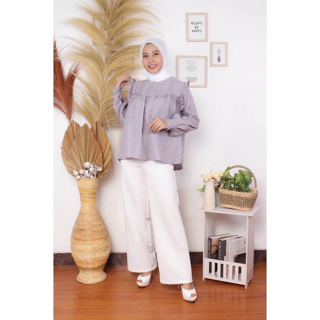 RX Fashion - Blouse Lolla Twistcone I LAVANYA I Made top //Blouse Wanita -R1