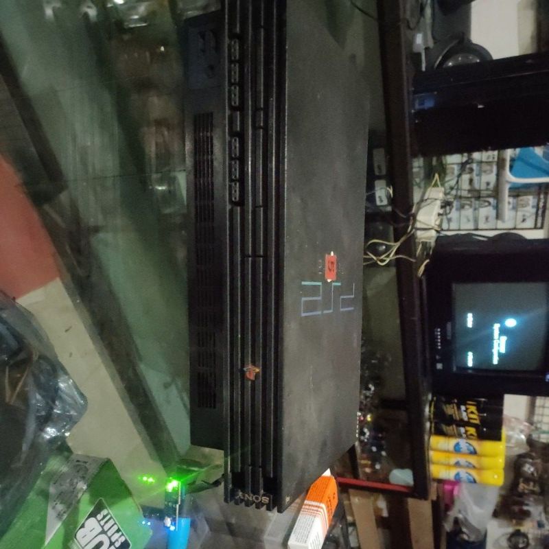 Sony Playstation 2 fat mesin nyala bekas batangan