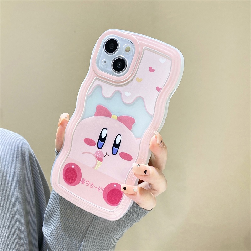 Soft Case Silikon TPU Motif Kartun Peach Pink Untuk iPhone 13 12 11 Pro Max X Xr Xs Max SE 8 7 6 6s Plus