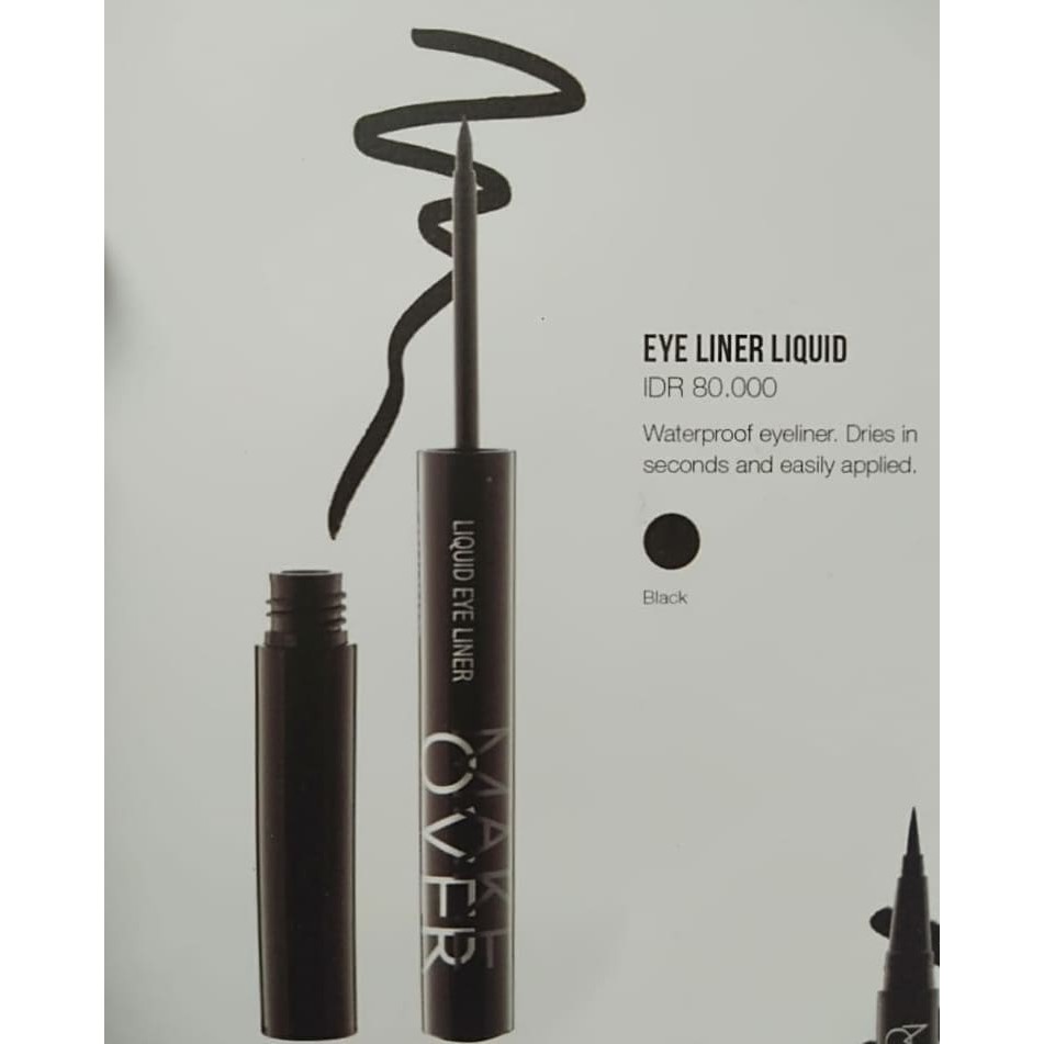 Make Over Liquid Eye Liner Black 1.7 ml