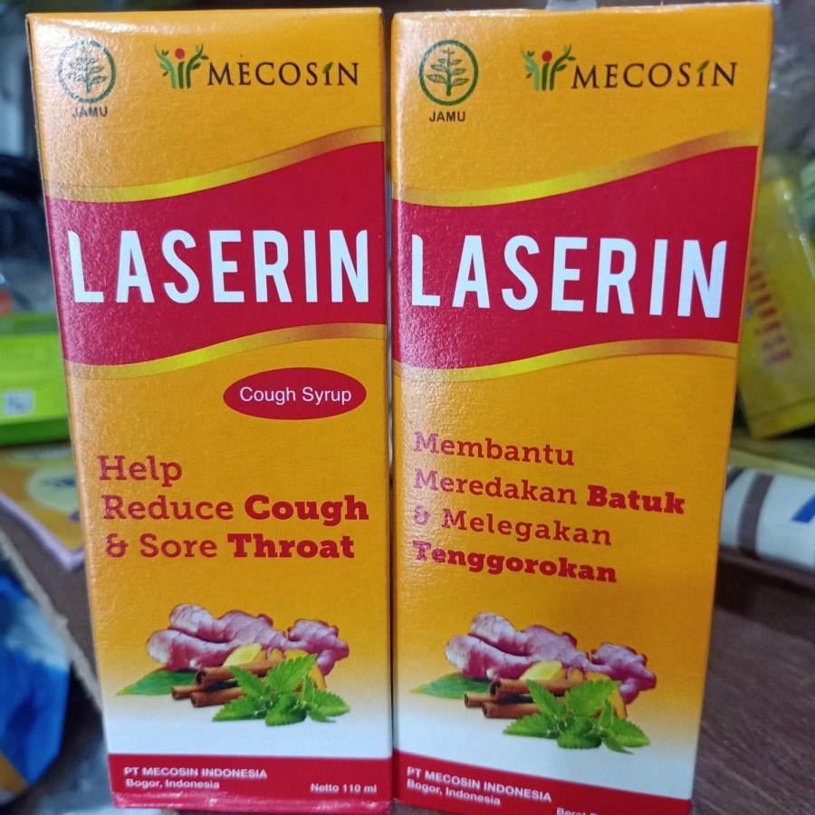 Laserin Sirup Obat Batuk - 110 Ml Obat Batuk Herbal