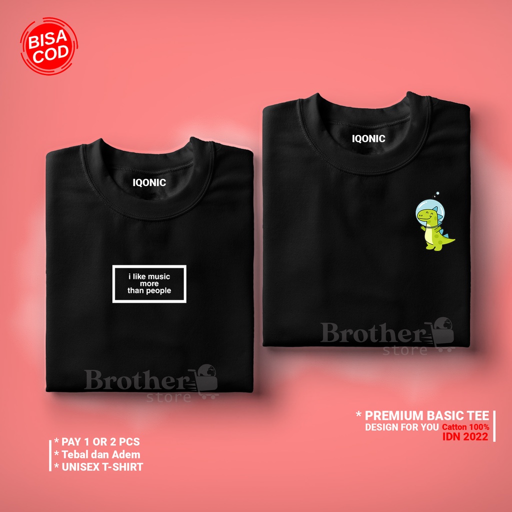 ( PROMO COD ) BROTHER STORE / Kaos Distro Pria / Kaos Distro100% Catoon Combed 30s / ArticelILCK