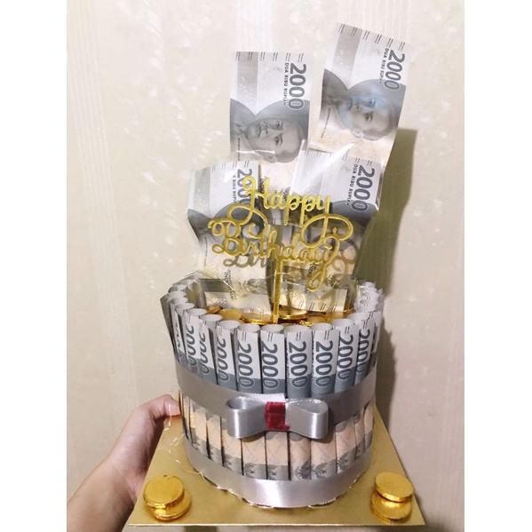 

MONEY CAKE/CAKE BIRTHDAY/GIFT BIRTHDAY
