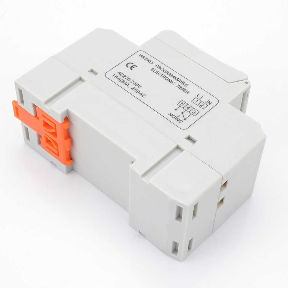 Timer Programmable Time Switch Relay 16A 220V 2000W Relay Listrik Elektrik Murah