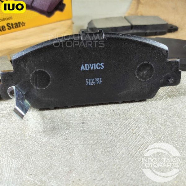 Kampas Rem Accord Gen 9 CR 2.4 ADVICS AISIN Brake Pad C1N138T