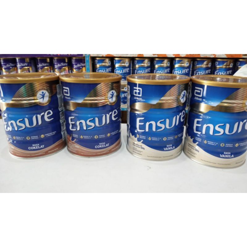 

ENSURE VANILA/ COKLAT 800 GR SUSU NUTRISI DEWASA MEREK ABBOT JAMIN ASLI & PRODUKSI TERBARU