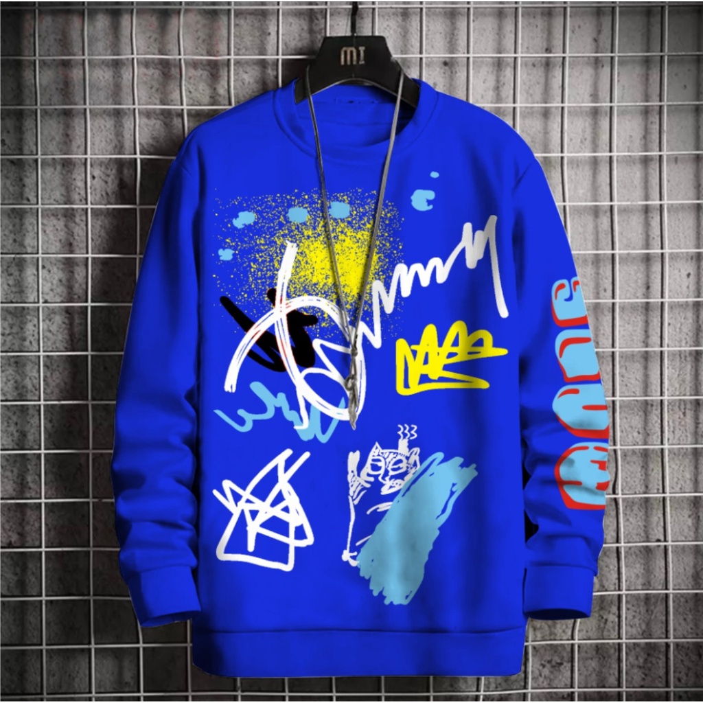 Sweater Grafiti 333 Babyterry UK M L - Flava_Store