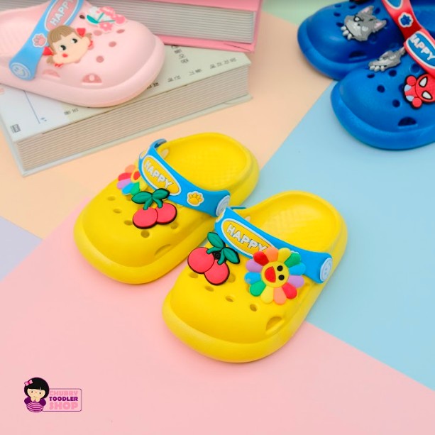 littlekiddoss Sendal Bapao Anak Laki-Laki Import Sandal Eva Anak Perempuan 1 Tahun - 6 Tahun SH2140N