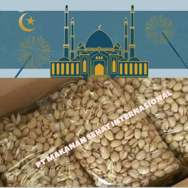 

Jual Kacang Pistachio 1 Kg / Kacang Arab / kacang fustuk