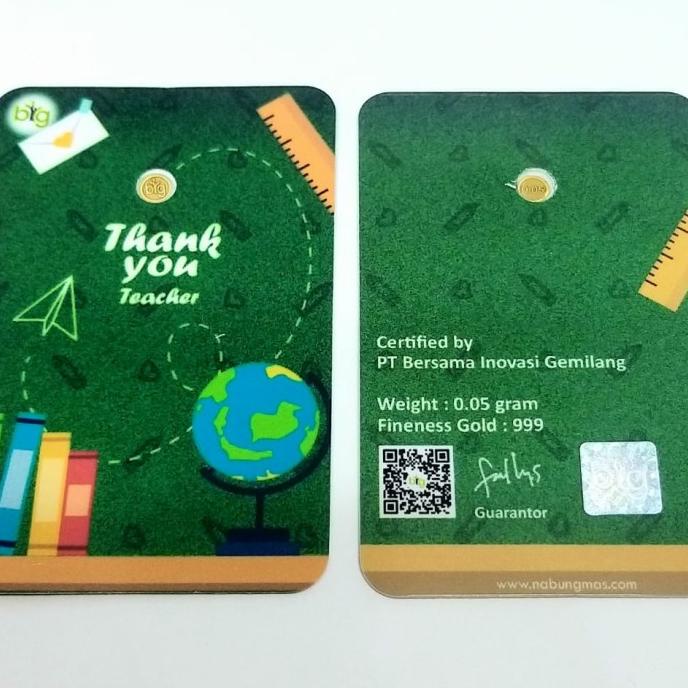 

GIFT SERIES BIG PVC EXECUTIVE THANKYOU TEACHER 0.05 GR / LM MINI