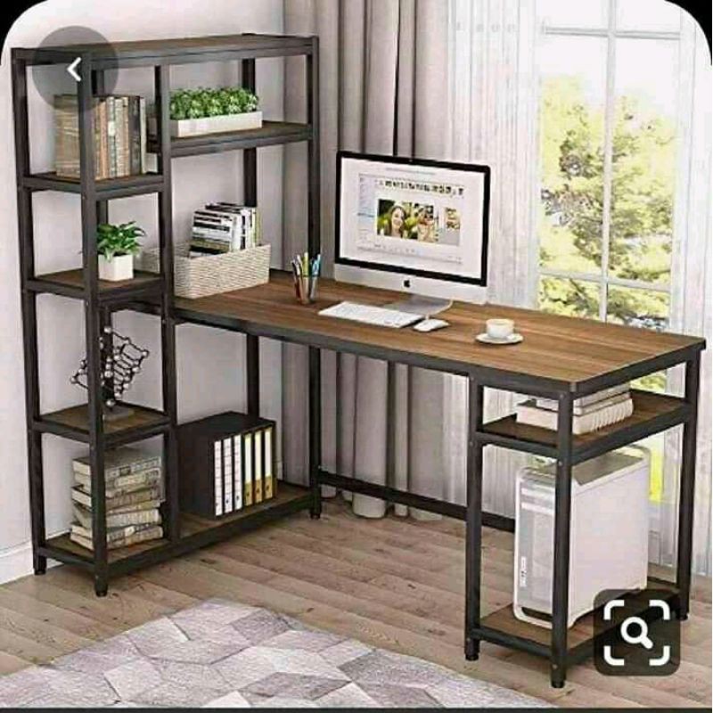 meja kantor plus rak