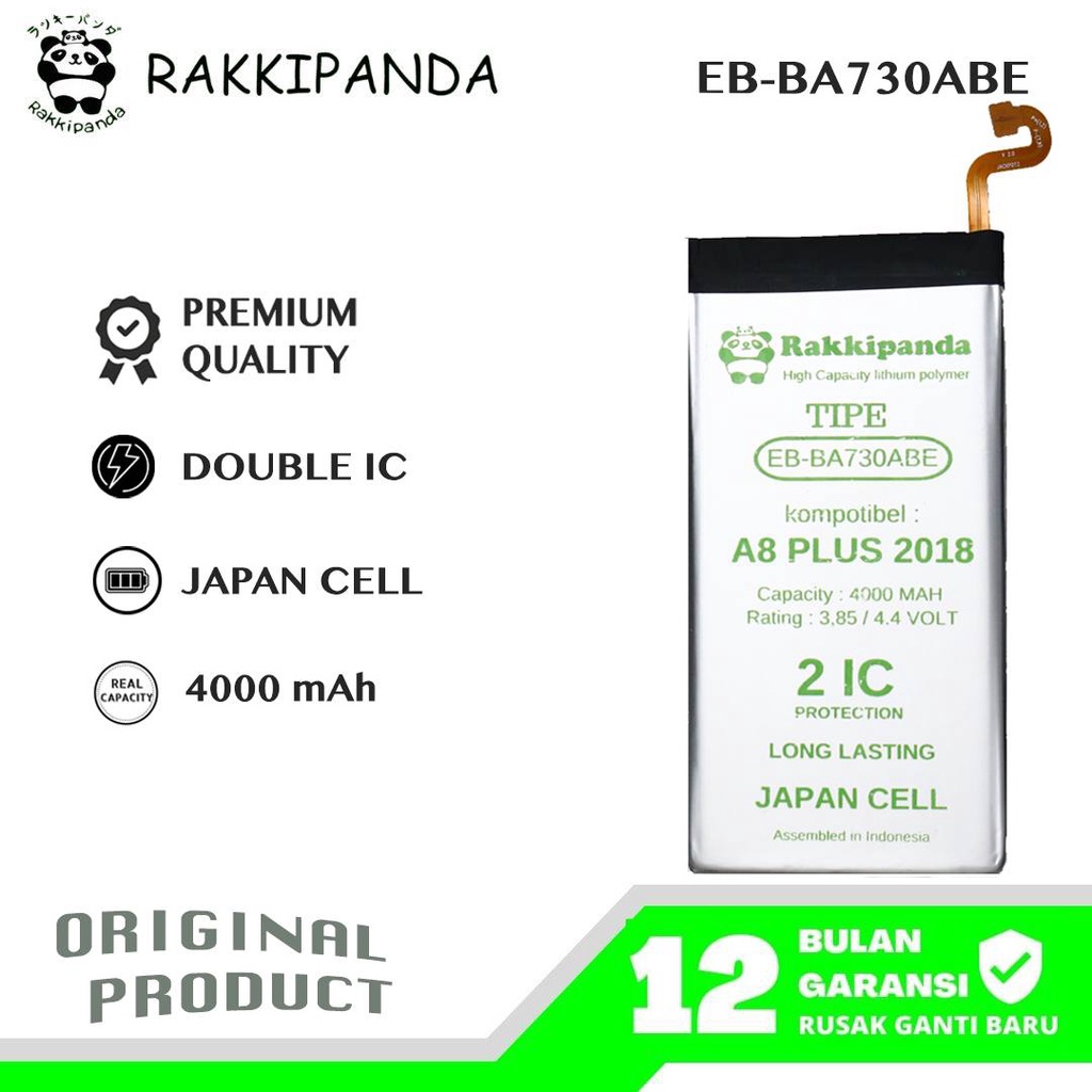 R/K- RakkiPanda - EB-BA730ABE Samsung A8 Plus Edisi 2018 Batre Batrai Baterai