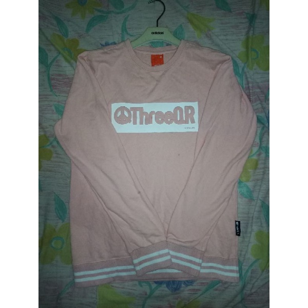 Crewneck Three Qr Second Original 100%