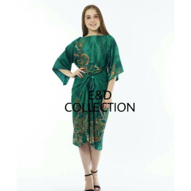 Kaftan ikat batik silk