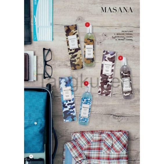 MASANA EAU DE PARFUME FOR MEN 100ml Original - Tangkusen