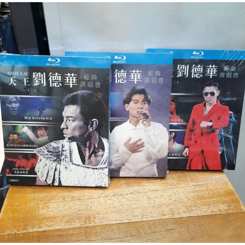 DVD. ANDY LAU CONCERT PAKET 3 BOX ORIGINAL (BLU-RAY)