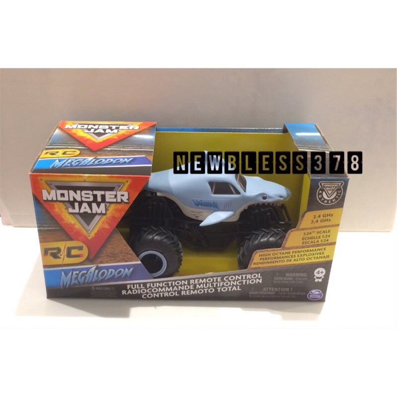 MONSTER JAM RC Remote Control MEGALODON - Monster Jam Rc Grave Digger - Mobilan Remot Monster Jam