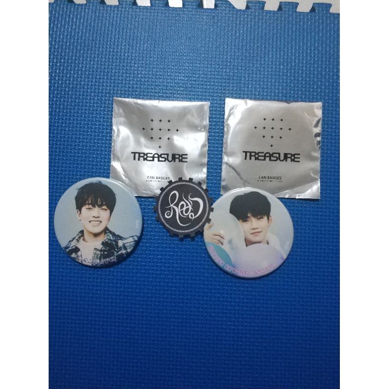 [READY BANDUNG] Treasure Japan Pop Up Store Can Badges HARUTO HYUNSUK