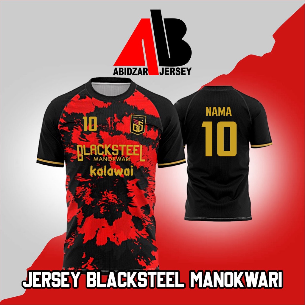 JERSEY FUTSAL BLACKSTEEL MANOKWARI KALAWAI 2022