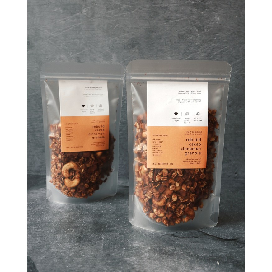 

Raw Cacao Cinnamon Granola