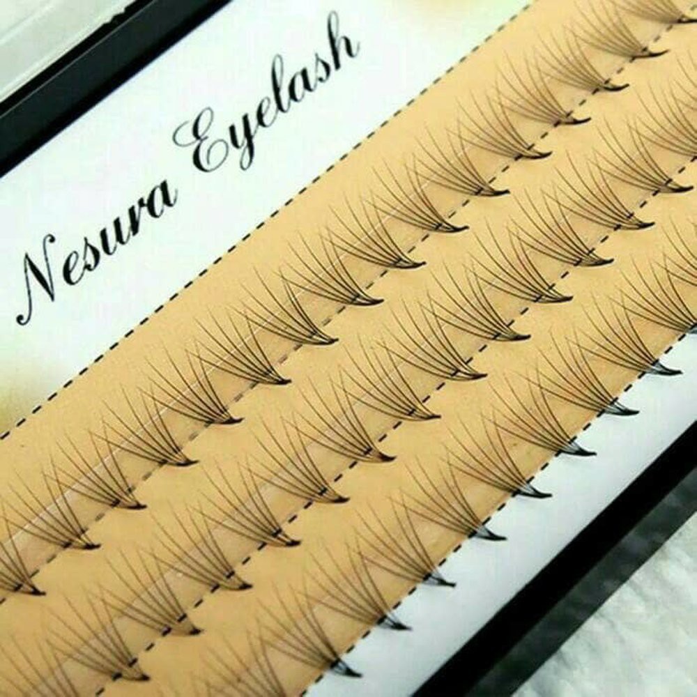 Nesura Eyelash extension - Russian Eyelashes Bulu Mata Cabang 10D Volume - Eyelash Extensions