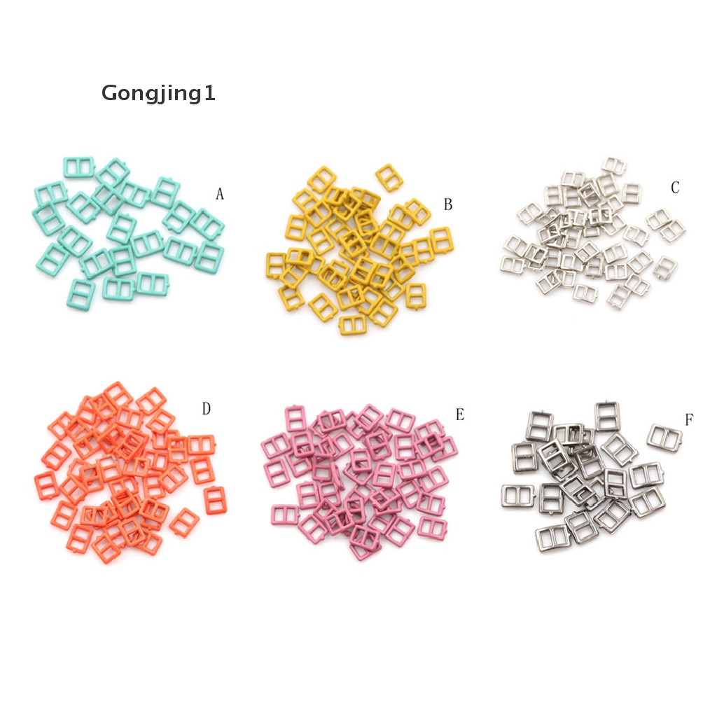 Gongjing1 20pcs Gesper Ultra Kecil 3MM Diy Untuk Pakaian Boneka blyth bjd