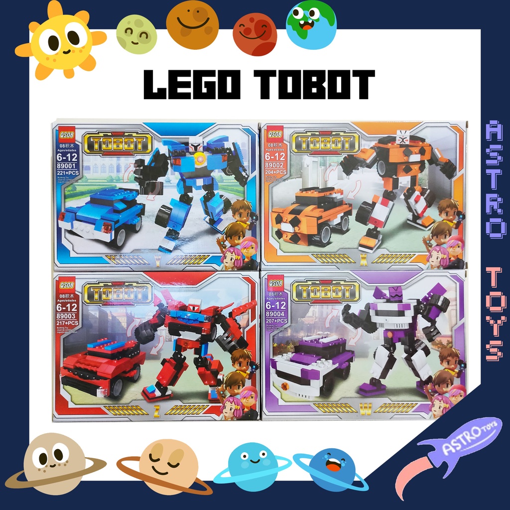 Mainan Lego Transform Tobot Robot 2 in 1