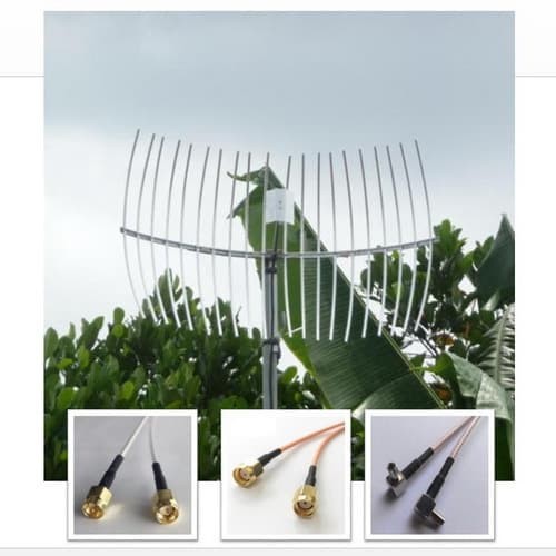 Penawaranspesial Antena Grid Dual Pigtail 20M Penguat Sinyal Internet Modem 4G terbaik