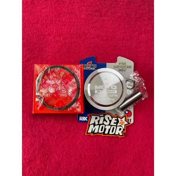 PISTON MOTO 1 SINGLE RING 70 PEN 16