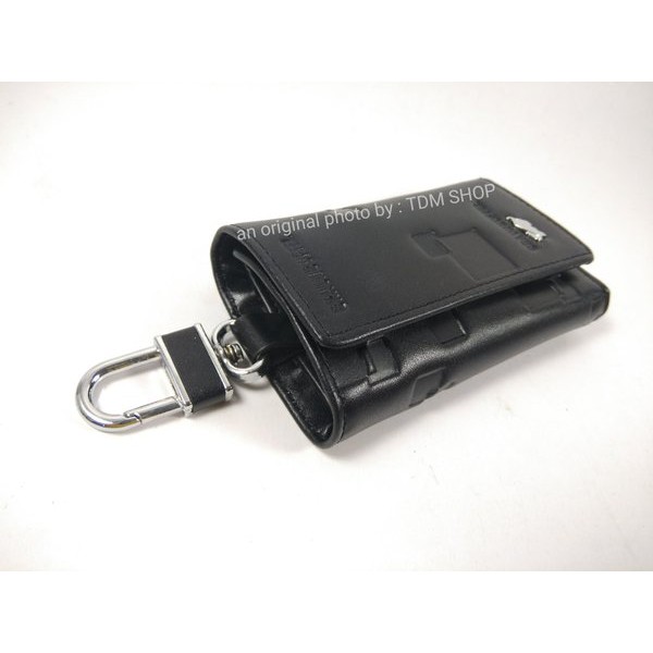 TER LARIS -  GANTUNGAN KUNCI MOBIL MOTOR DOMPET STNK KULIT ASLI BRAUN BUFFEL