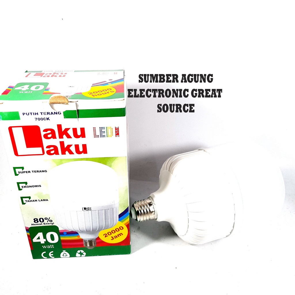 Lampu LED Laku Laku 40W Putih Terang Cerah Jelas 7000K Tahan Lama