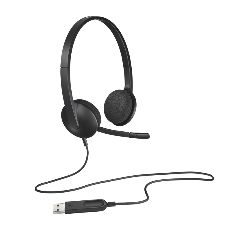 Headset Logitech H340 USB with Noise Canceling Mic - Logitech H 340