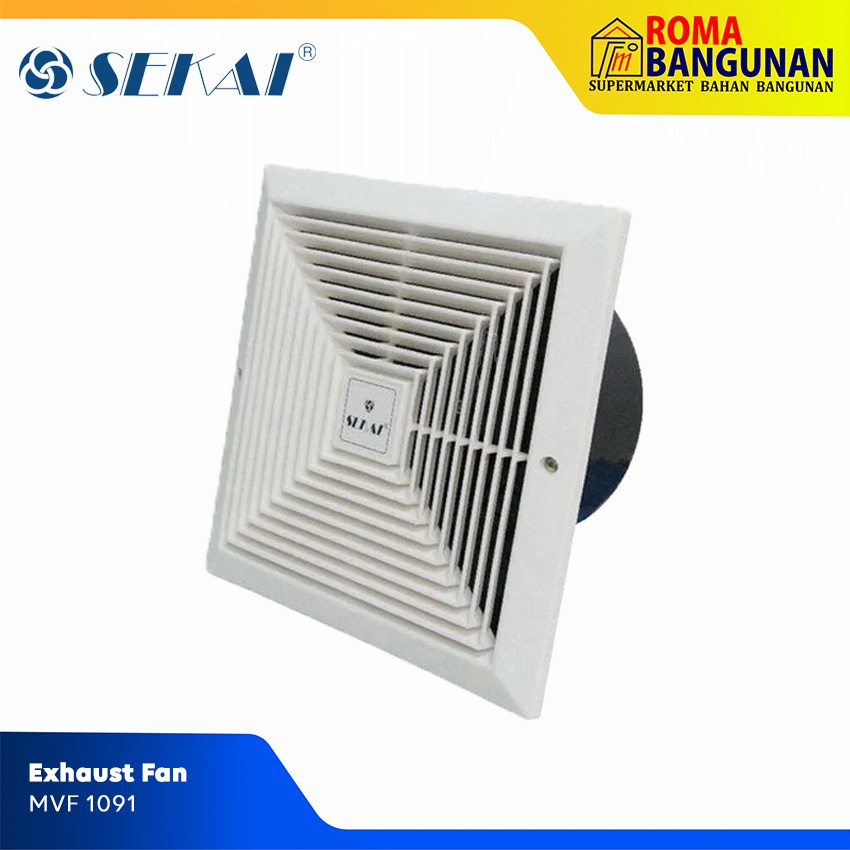 Sekai Ceiling Exhaust / Hexos Fan / Kipas Plafon MVF1091 MVF 1091 10 INCH