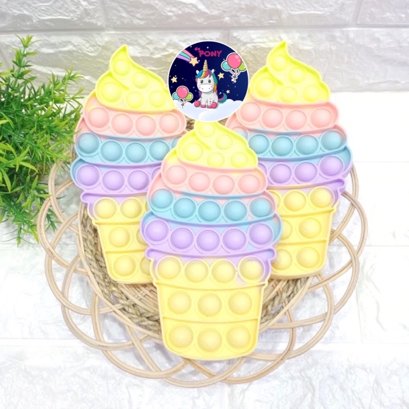 POP IT FIDGET/mainan viral tiktok/mainan pop it/mainan sensorik-NewIceCreamCone