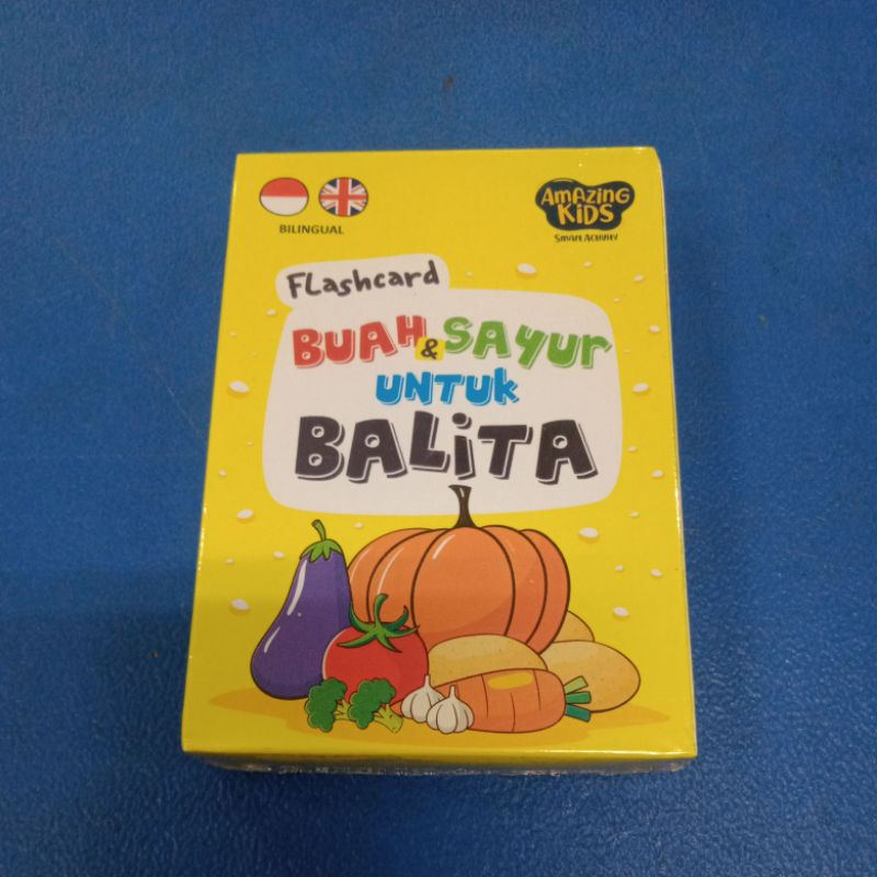 Flash Card Buah Dan Sayur Untuk Balita