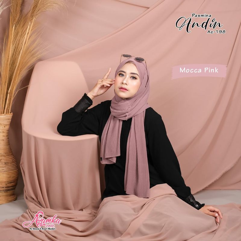 Pashmina Andin Pleated by Azamka Hijab (PO)