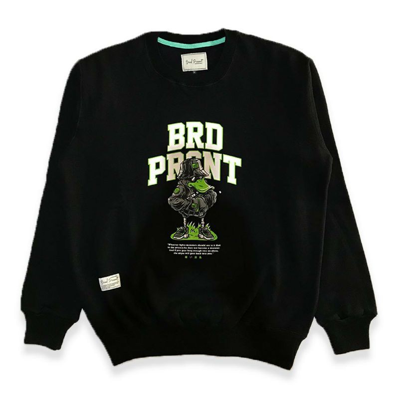 CREWNECK BRD PRSNT X DUCK SERIES