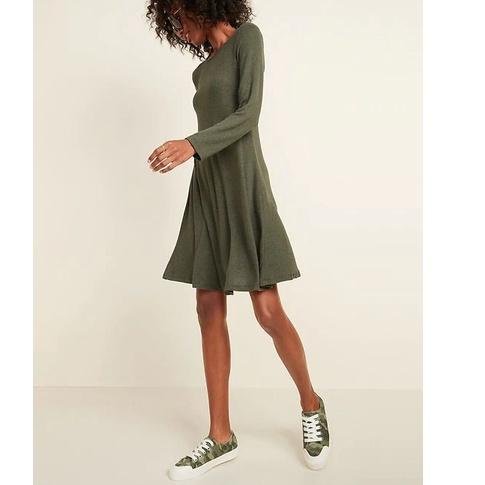 Tidak Diragukan.. Oldnavy Knitted Longsleeve Swing Dress
