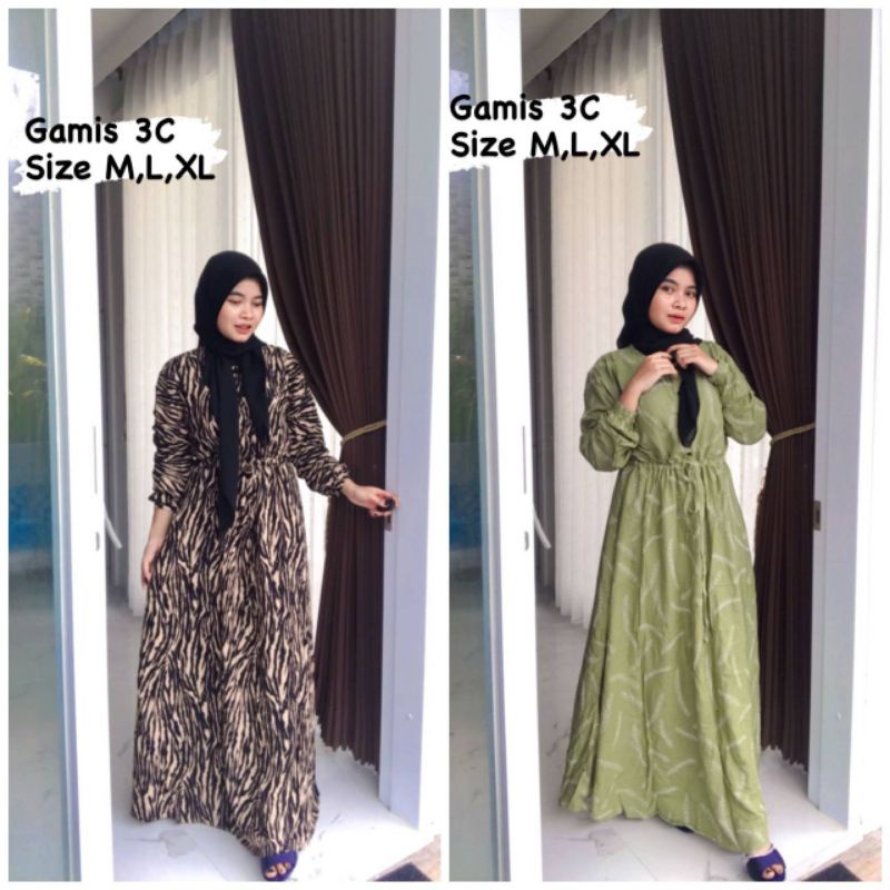 Gamis 3C Motif.