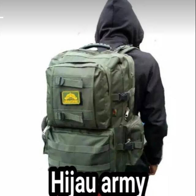 TAS PUNGGUNG TAS JUMBO TAS UKURAN BESAR TAS ARMY TAS CAMPING RANSEL BESAR RANSEL JUMBO