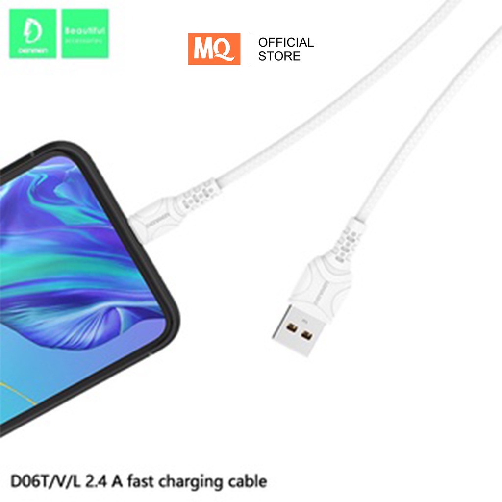 MQ Kabel Data Fast Charging Micro USB Type-C Iphone Lighting Cable