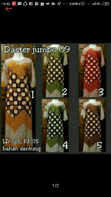 Bisa Pilih Motif Masayu Gamis Kaos Pelangi Tiedye Batik Payung Jumbo Syari