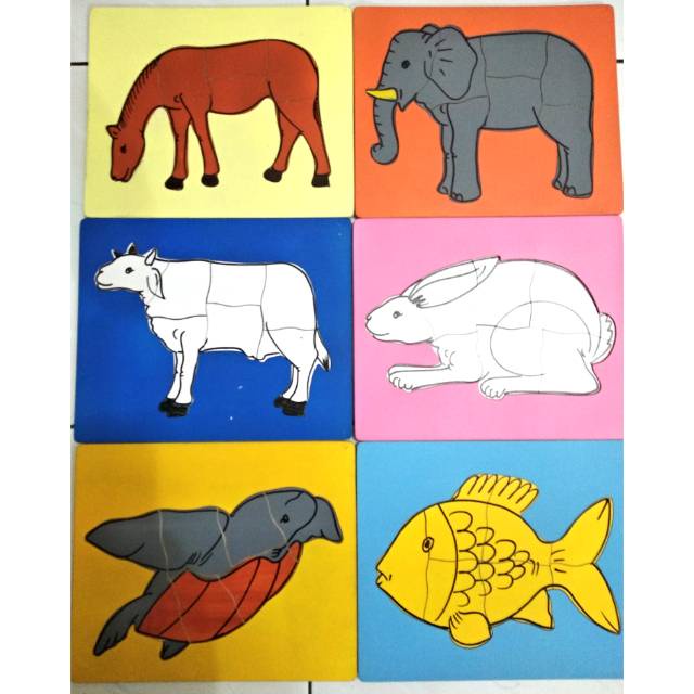 puzzle tematik anak / binatang