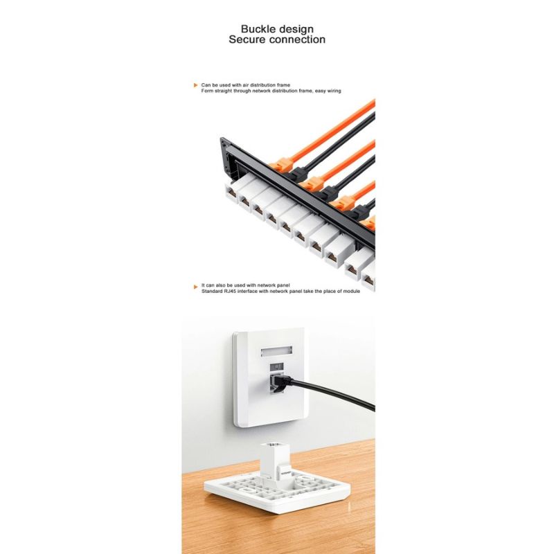 UGREEN Konektor Modular Sambungan UTP RJ45 CAT5e