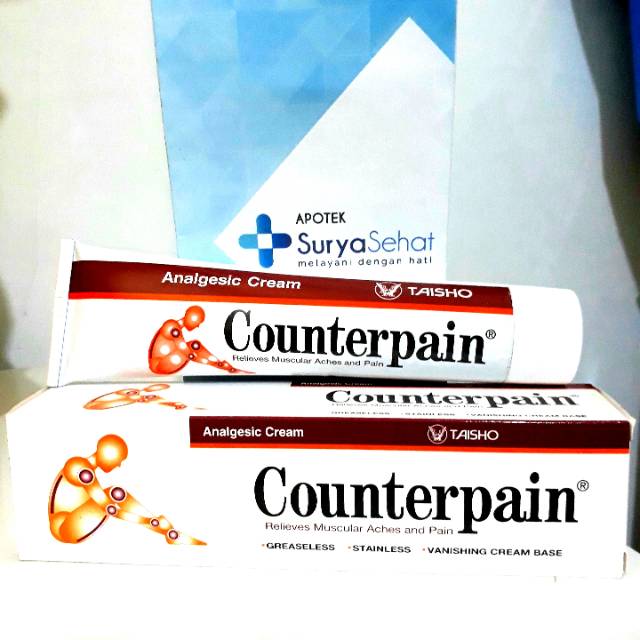 Counterpain 60gr / 120 gr - Krim Otot Penghilang Rasa Nyeri